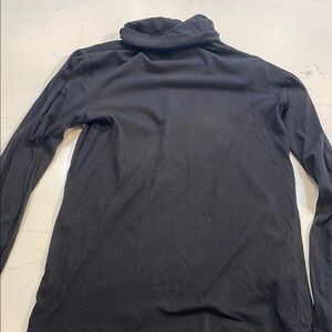 J. Crew Black Tissue Turtleneck